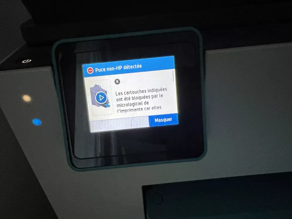 Imprimante HP bloquée : Pourquoi vos cartouches compatibles ne fonctionnent plus ?